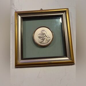 Italian Sterling Silver Madonna m/Woman with Child